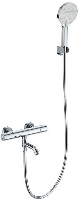 Смеситель для ванны Wonzon & Woghand Inn WW-B3013-A1-CR с термостатом цвет Хром