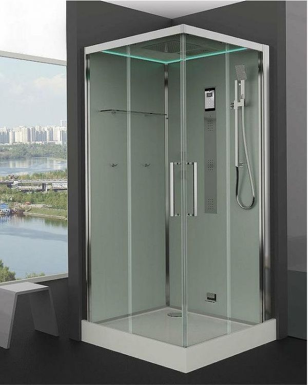 Душевая кабина Timo Premium 100x100 NURAH-516 с баней с гидромассажем