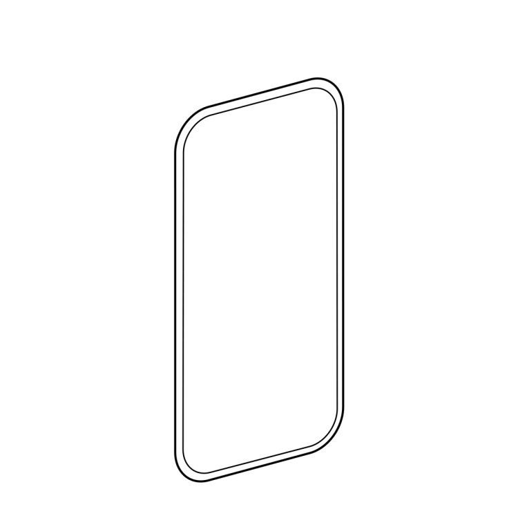 Зеркало Geberit myDay с подсветкой, 40x3, [824340000]