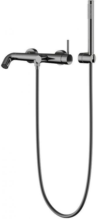 Смеситель для ванны Knotlor Elixir SS-32/GM цвет Вороненая сталь Смеситель для ванны Knotlor Elixir SS-32/GM цвет Вороненая сталь