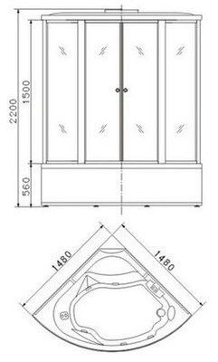 Душевая кабина Appollo GUCI-856 Душевая кабина Appollo GUCI-856