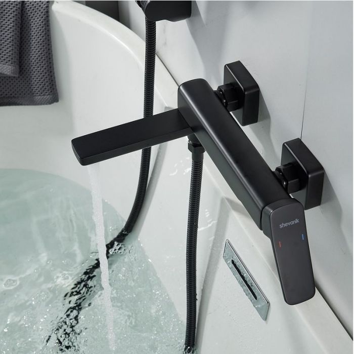 Смеситель для ванны Shevanik S99H S9952H цвет Черный