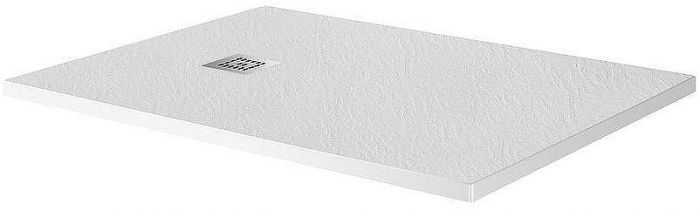Душевой поддон из искусственного камня BelBagno Uno 180x80 TRAY-MR-UNO-AH-180/80-35-W-CR Белый