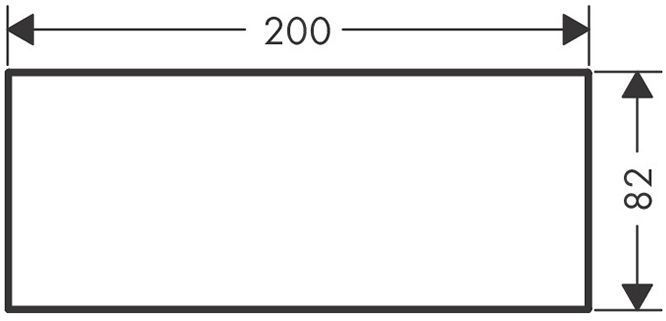 Axor MyEdition Панель для смесителя, на излив 20см., цвет: кожа наппа