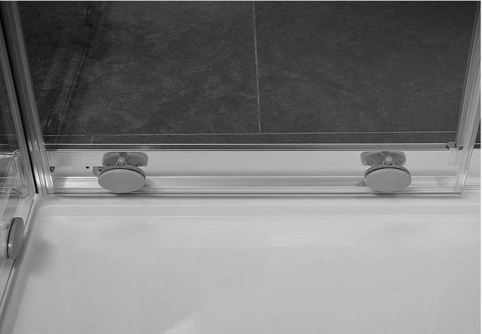 Душевой уголок Aquanet Alfa Cube NAA1142 90x90 профиль Хром стекло Прозрачное