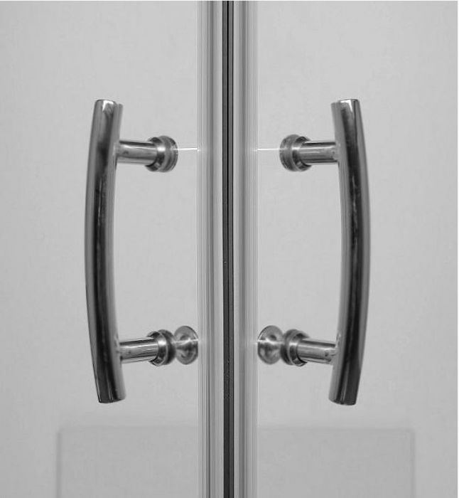 Душевой уголок Aquanet Alfa Cube NAA1142 90x90 профиль Хром стекло Прозрачное