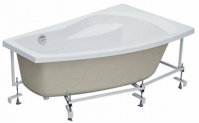 Акриловая ванна Santek Майорка 150 R без гидромассажа R