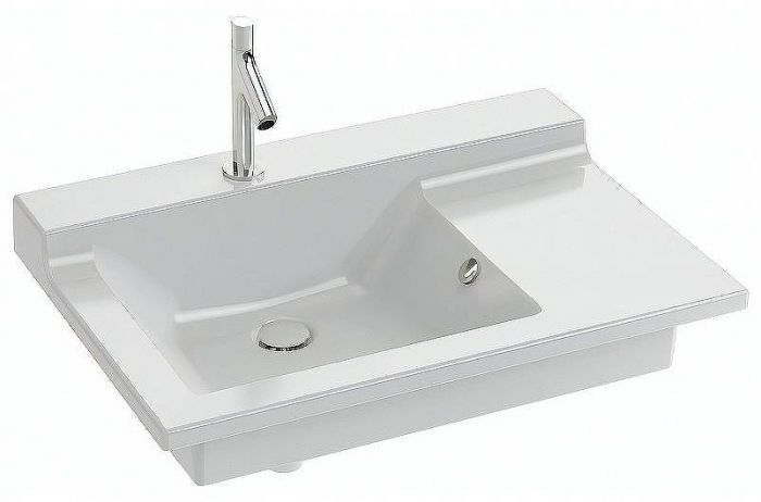 Раковина Jacob Delafon Soprano 80 L XL112K-00 Белая