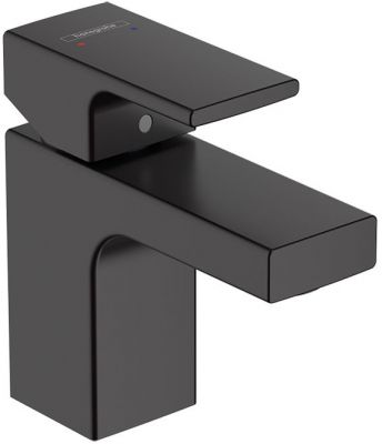 Hansgrohe Vernis Shape Смеситель для раковины, на 1 отв., цвет: матовый черный