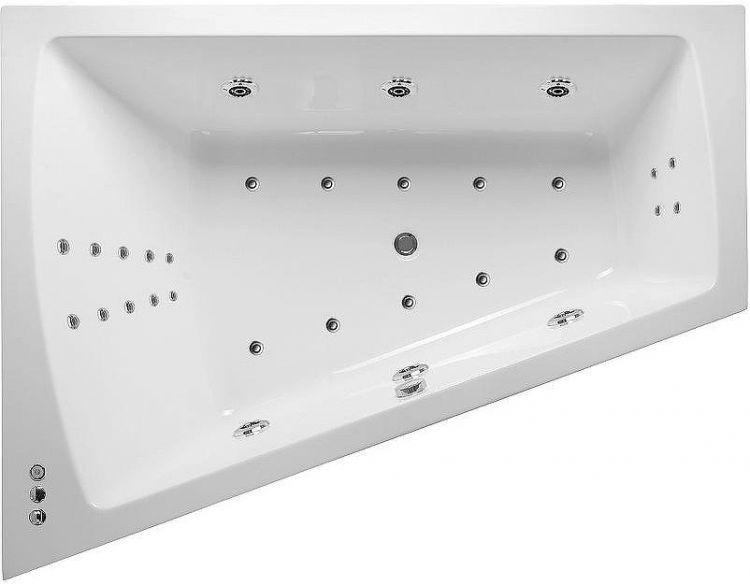 Акриловая ванна Vayer Trinity 160x120 L Гл000008156 без гидромассажа