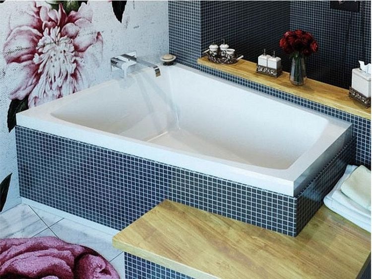 Акриловая ванна Vayer Trinity 160x120 L Гл000008156 без гидромассажа