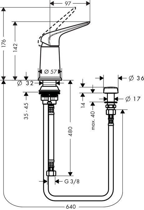Набор для биде Hansgrohe Novus 71145000, хром Набор для биде Hansgrohe Novus 71145000, хром