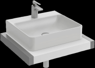 Столешница для раковины Jacob Delafon Parallel EB65-1200-N18 белый блестящий