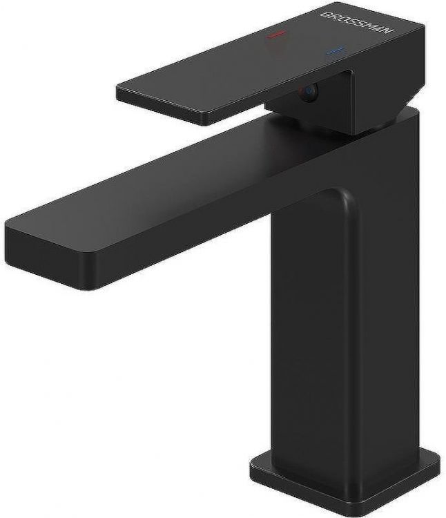 Смеситель для раковины Grossman Style 510.K35.05.210 Черный матовый Смеситель для раковины Grossman Style 510.K35.05.210 Черный матовый