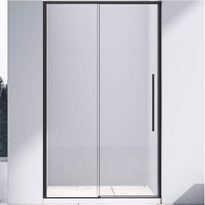 Душевая дверь Vincea Slim-N 130 VDS-4SN130CLB профиль Черный стекло прозрачное