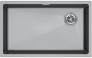 Кухонная мойка Paulmark Lumi 74 UNI-Skew LU74SK-GRM Серый металлик