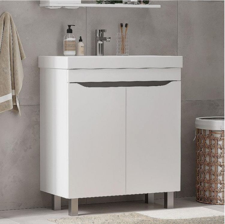 Тумба под раковину Volna Lake 70.2D tnLAKE70.2D-01 Белая