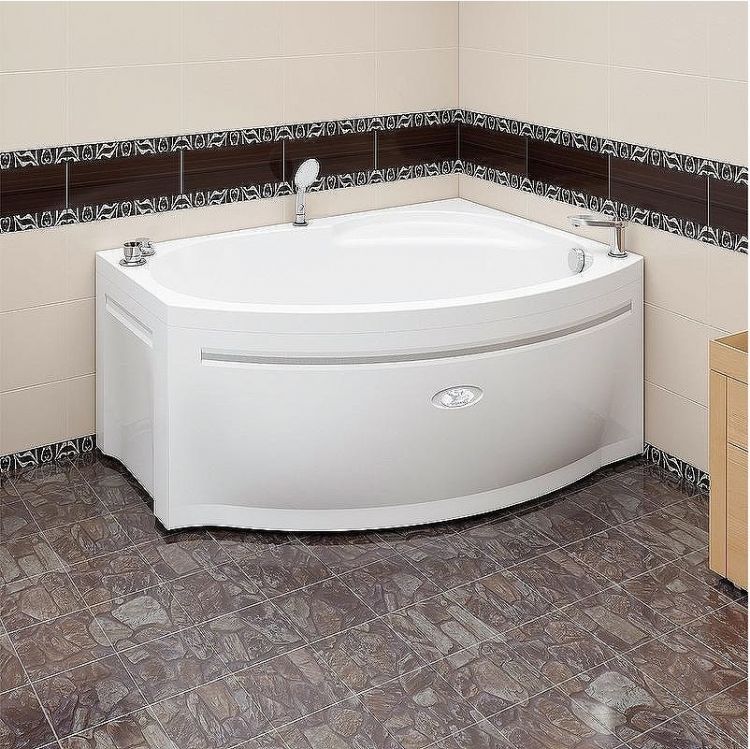 Акриловая ванна Radomir Vannesa Монти 150х105 R 2-76-2-2-0-213 с гидромассажем Баланс Хром