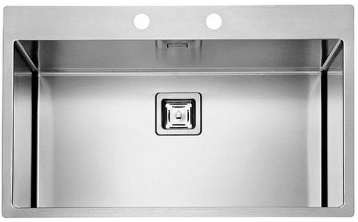 Кухонная мойка Alveus Stylux 40 BRS-90 790x510 1084292 Брашированная сталь