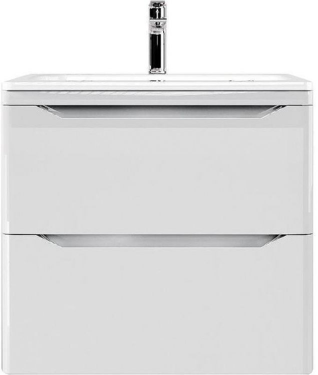 Тумба под раковину WellWant Riviera 60 WWTRMW642W подвесная Белый глянец антискрейтч