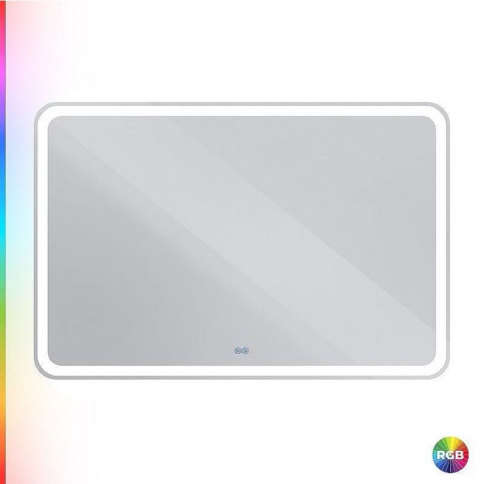 Зеркало Cezares Multicolore 120 CZR-SPC-MC-1200-800-RGB-TCH с подсветкой с сенсорным выключателем и функцией памяти