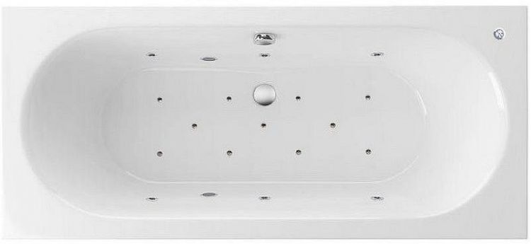 Акриловая ванна Excellent Oceana 180x80 WAEX.OCE18.RELAX.CR с гидромассажем