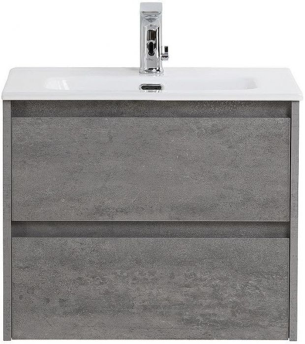 Тумба под раковину BelBagno Kraft 39 60 KRAFT 39-600/390-2C-SO-CG подвесная Cemento Grigio