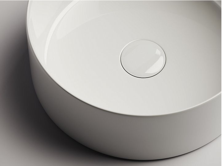 Умывальник CERAMICANOVA Element чаша накладная круглая 358 мм CN6032