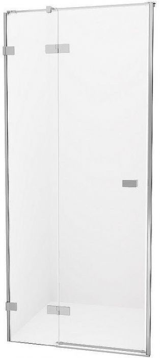 Душевая дверь New Trendy Avexa Chrome 90 L EXK-1443 профиль Хром стекло прозрачное