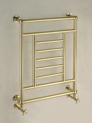 Полотенцесушитель настенный, проточный, c запорными вентилями SALERNO Cezares