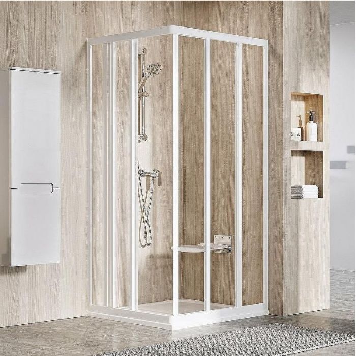 Душевая дверь Ravak Supernova ASRV3-75 15V30102Z1 профиль Белый стекло Transparent