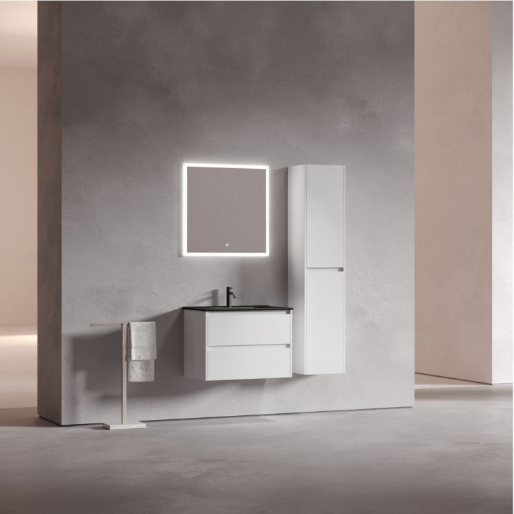 Тумба подвесная SANCOS Libra под раковину, белый глянец 690х450х500мм, LB70W