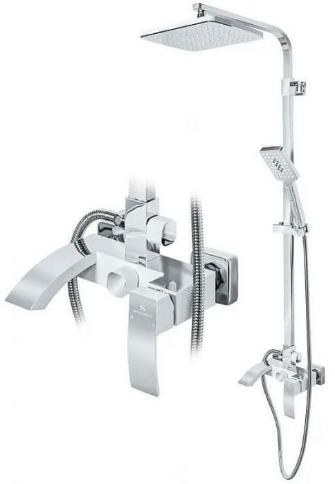 Душевая система Grocenberg GB7007WC Белая хром