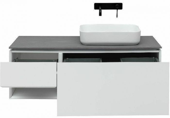 Тумба под раковину Allen Brau Infinity 120 R 1.21008.WM подвесная Белая матовая