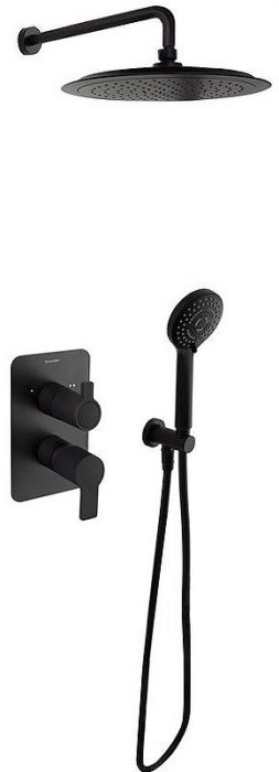 Душевая система Ramonsoler Blautherm 941502RP240NM Черная матовая