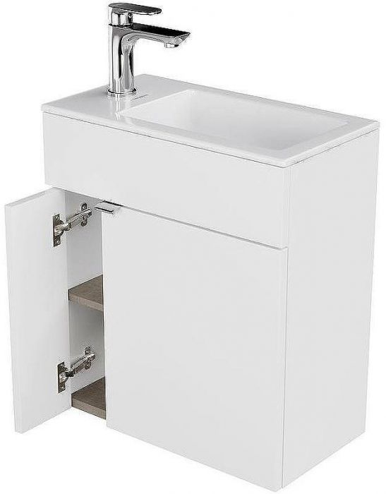 Тумба под раковину Kerama Marazzi Lato 50 LA.50\WHT подвесная Белая глянцевая