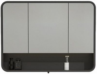 Зеркальный шкаф Black&amp;White Universe U930.MС1000 100 930MC1000 Sparkle Grey