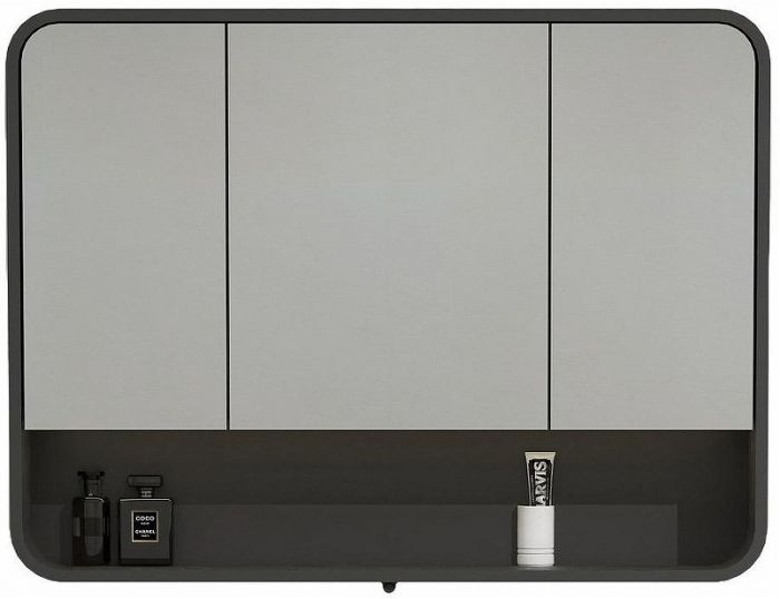 Зеркальный шкаф Black&White Universe U930.MС1000 100 930MC1000 Sparkle Grey