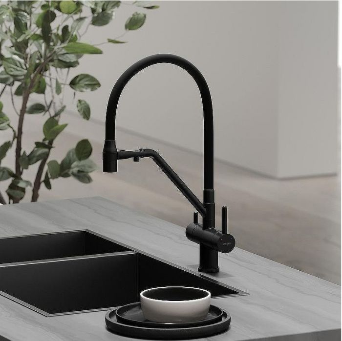 Смеситель для кухни Sancos Dora SC4003MB Черный матовый