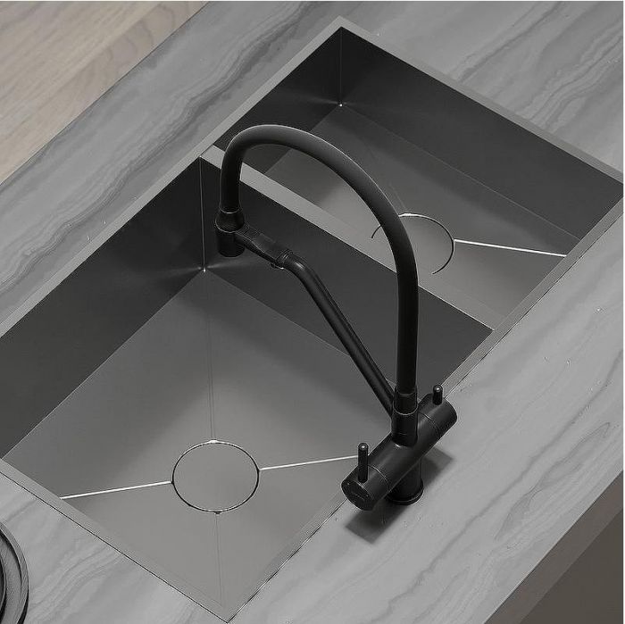 Смеситель для кухни Sancos Dora SC4003MB Черный матовый