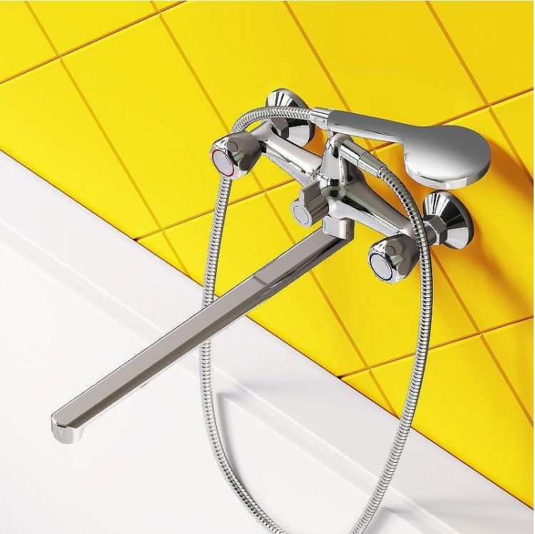 Смеситель для ванны Dorff Modern D7095000 универсальный Хром Смеситель для ванны Dorff Modern D7095000 универсальный Хром