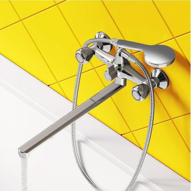 Смеситель для ванны Dorff Modern D7095000 универсальный Хром Смеситель для ванны Dorff Modern D7095000 универсальный Хром