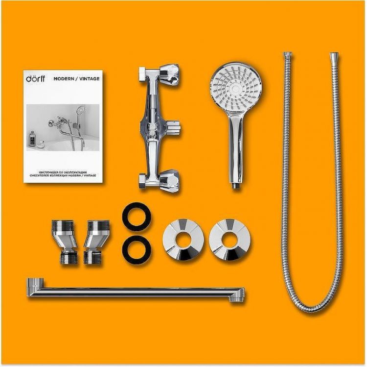 Смеситель для ванны Dorff Modern D7095000 универсальный Хром Смеситель для ванны Dorff Modern D7095000 универсальный Хром