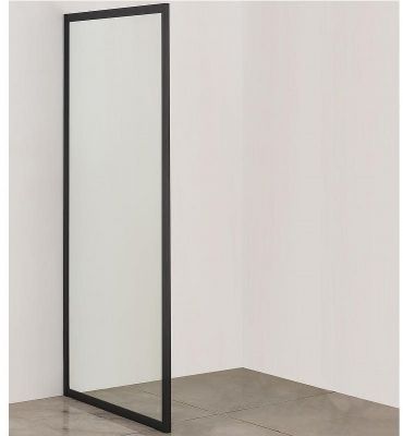 Боковая стенка Orange E03-090TB 90 профиль Черный стекло прозрачное