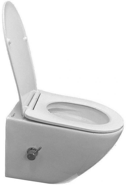 Унитаз биде Laguraty 038BW подвесной с сиденьем Микролифт
