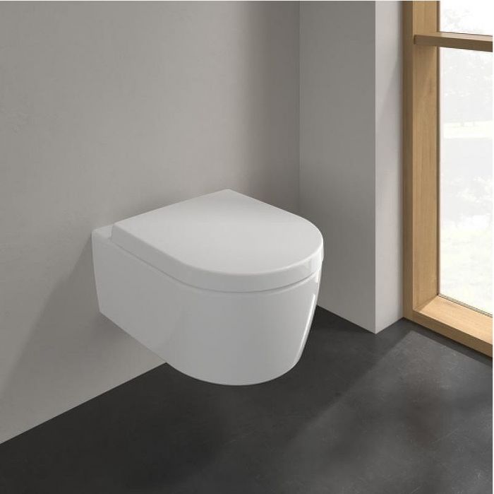 Унитаз Villeroy&Boch Avento 5656HRR1 подвесной с сиденьем Микролифт