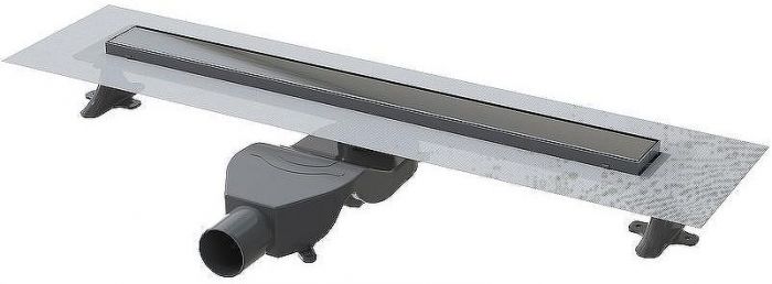 Душевой лоток Boheme Premium Linear 60 982-60-GM с решеткой Оружейная сталь
