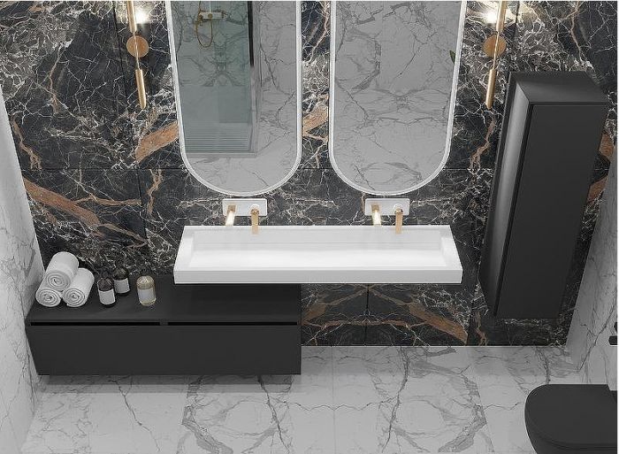 Тумба Boheme Armadi Art Vallessi UNO-S 60 897-060-A glossy подвесная Антрацит глянец