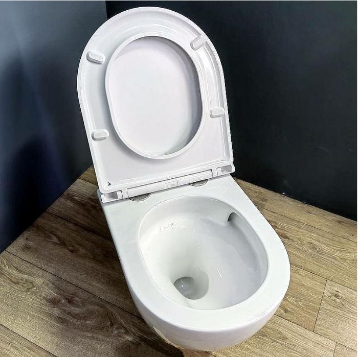 Комплект унитаза с инсталляцией Maretti Elena EA73UM56052 с сиденьем Микролифт и Черной матовой клавишей смыва