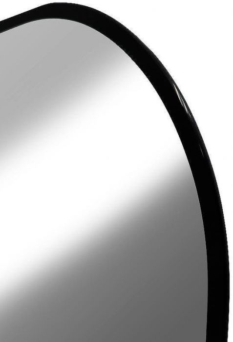 Зеркало Reflexion Black View 1000х700 RF4004BV с подсветкой Черное с бесконтактным выключателем, диммером и часами